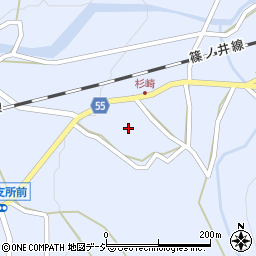 長野県東筑摩郡筑北村坂井195周辺の地図