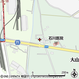 栃木県河内郡上三川町大山419-4周辺の地図