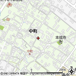 石川県能美市中町ツ20周辺の地図