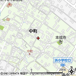 石川県能美市中町ツ20周辺の地図