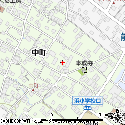 石川県能美市中町ツ16-1周辺の地図