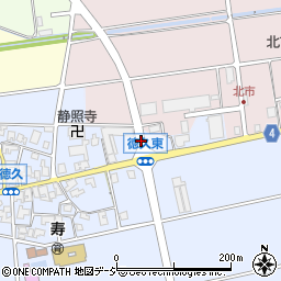石川県能美市徳久町子周辺の地図