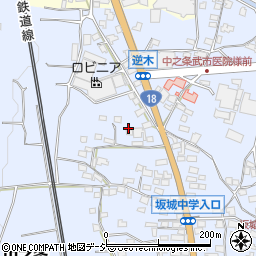 長野県埴科郡坂城町中之条510周辺の地図
