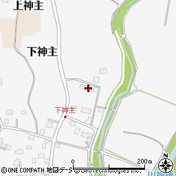 栃木県河内郡上三川町下神主36周辺の地図