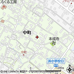 石川県能美市中町ツ17周辺の地図
