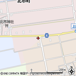 石川県能美市北市町イ周辺の地図