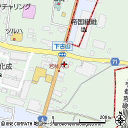栃木県下野市下古山122-3周辺の地図