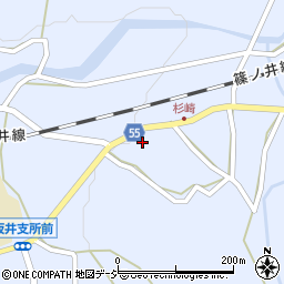 長野県東筑摩郡筑北村坂井2周辺の地図
