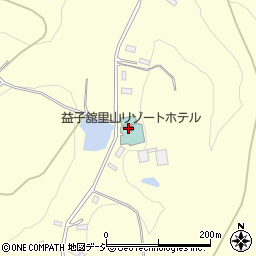益子舘　里山リゾートホテル周辺の地図
