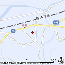長野県東筑摩郡筑北村坂井288周辺の地図