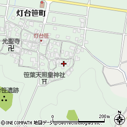 石川県能美市灯台笹町周辺の地図