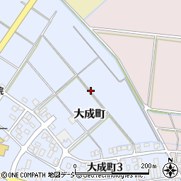 石川県能美市大成町カ周辺の地図