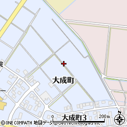 石川県能美市大成町（カ）周辺の地図