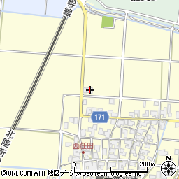 石川県能美市西任田町ワ1-3周辺の地図