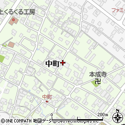 石川県能美市中町ツ27周辺の地図