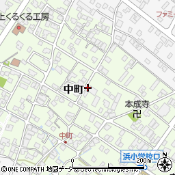 石川県能美市中町ツ27周辺の地図