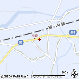 長野県東筑摩郡筑北村坂井282周辺の地図