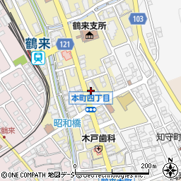 公文式鶴来本町教室周辺の地図