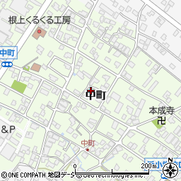 石川県能美市中町ツ56-1周辺の地図