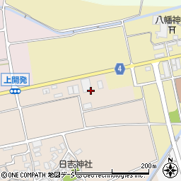 石川県能美市上開発町ハ周辺の地図