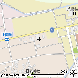 石川県能美市上開発町（ハ）周辺の地図