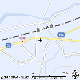 長野県東筑摩郡筑北村坂井286周辺の地図