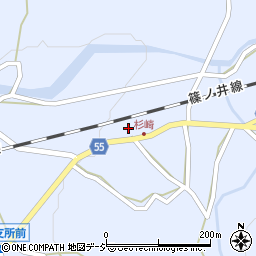 長野県東筑摩郡筑北村坂井186周辺の地図