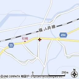 長野県東筑摩郡筑北村坂井285周辺の地図