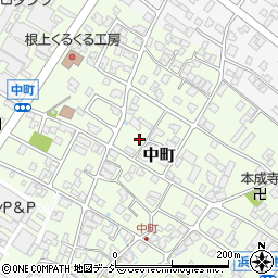 石川県能美市中町ツ67周辺の地図