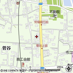 常陽銀行菅谷支店周辺の地図