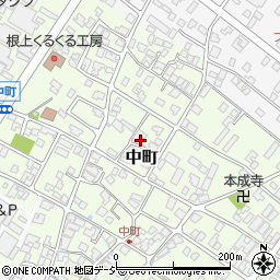 石川県能美市中町ツ69周辺の地図