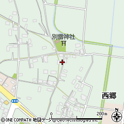 栃木県真岡市西郷40周辺の地図