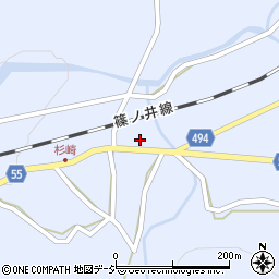 長野県東筑摩郡筑北村坂井399周辺の地図