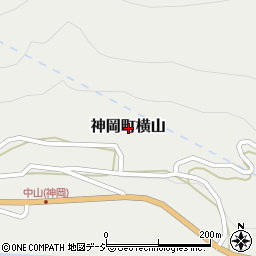 岐阜県飛騨市神岡町横山周辺の地図