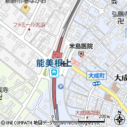 石川県能美市周辺の地図