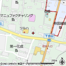 栃木県下野市下古山3328-1周辺の地図