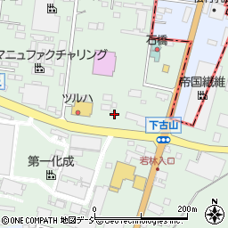 栃木県下野市下古山3328-6周辺の地図