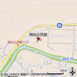 市立梅田公民館周辺の地図