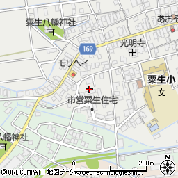 石川県能美市粟生町イ周辺の地図