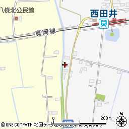 栃木県真岡市西田井1867周辺の地図
