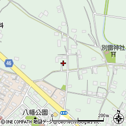 栃木県真岡市西郷63周辺の地図