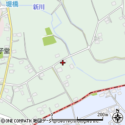 茨城県那珂市堤91周辺の地図