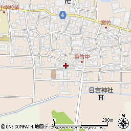 石川県能美市宮竹町イ183周辺の地図