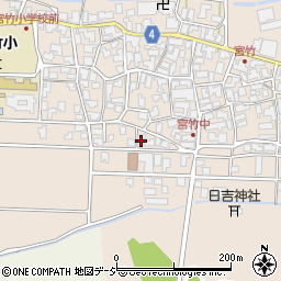 石川県能美市宮竹町イ184周辺の地図