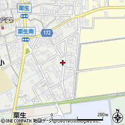 石川県能美市粟生町南周辺の地図