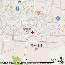 石川県能美市宮竹町イ67周辺の地図