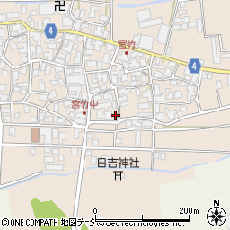 石川県能美市宮竹町イ45-1周辺の地図