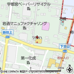 栃木県下野市下古山3327周辺の地図