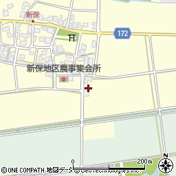 石川県能美市新保町ホ周辺の地図