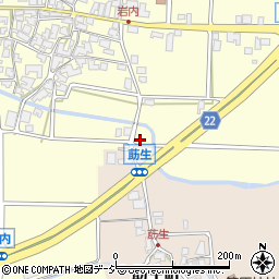 石川県能美市岩内町ヌ周辺の地図